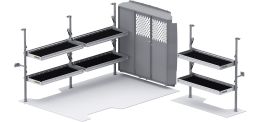 Folding Shelves Package - ProMaster 136" WB