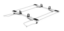 Drop Down HD Aluminum Ladder Rack - Double - Preassembled - Low Roof Transit & NV, GM