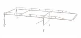 The Pro Rack Leg & Bars Kit - Service Body, 8’ Body, Extended Cab, White