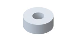 Plastic Floor Spacers 1" Dia x 3/8" Tk. (Box of 200)