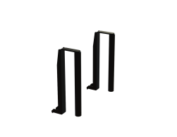 Double Ladder Extension Hooks - Aluminum Drop Down Racks