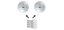 SATURN GO Lock (Gray, 2 pcs, 4 keys)
