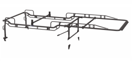 The Pro Rack Full Kit - Service Bodies, Forklift Loadable, 8' Body, Crew Cab - Not compatible with PII part numbers