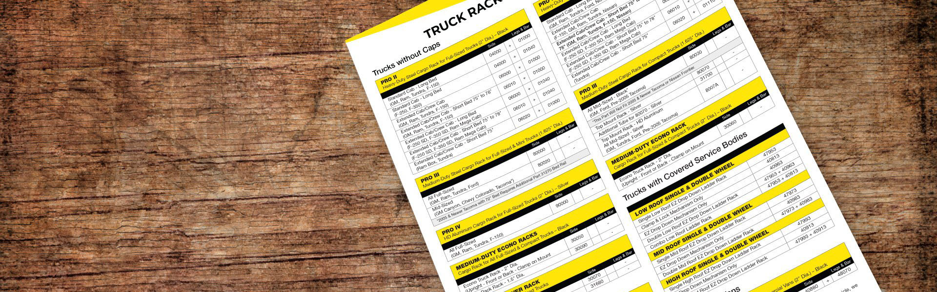 Truck Application Guide